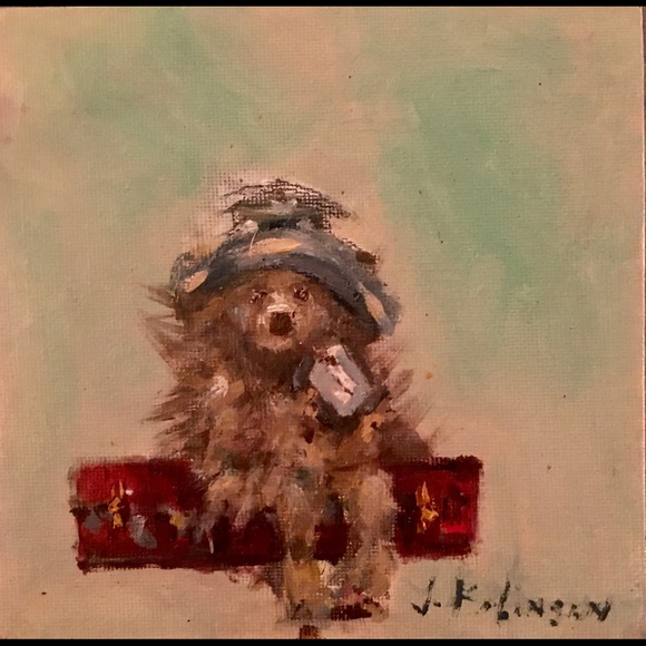 Original oils!! JAR studios (FB) 🧸 5”x7” !!!! - Picture 3 of 7